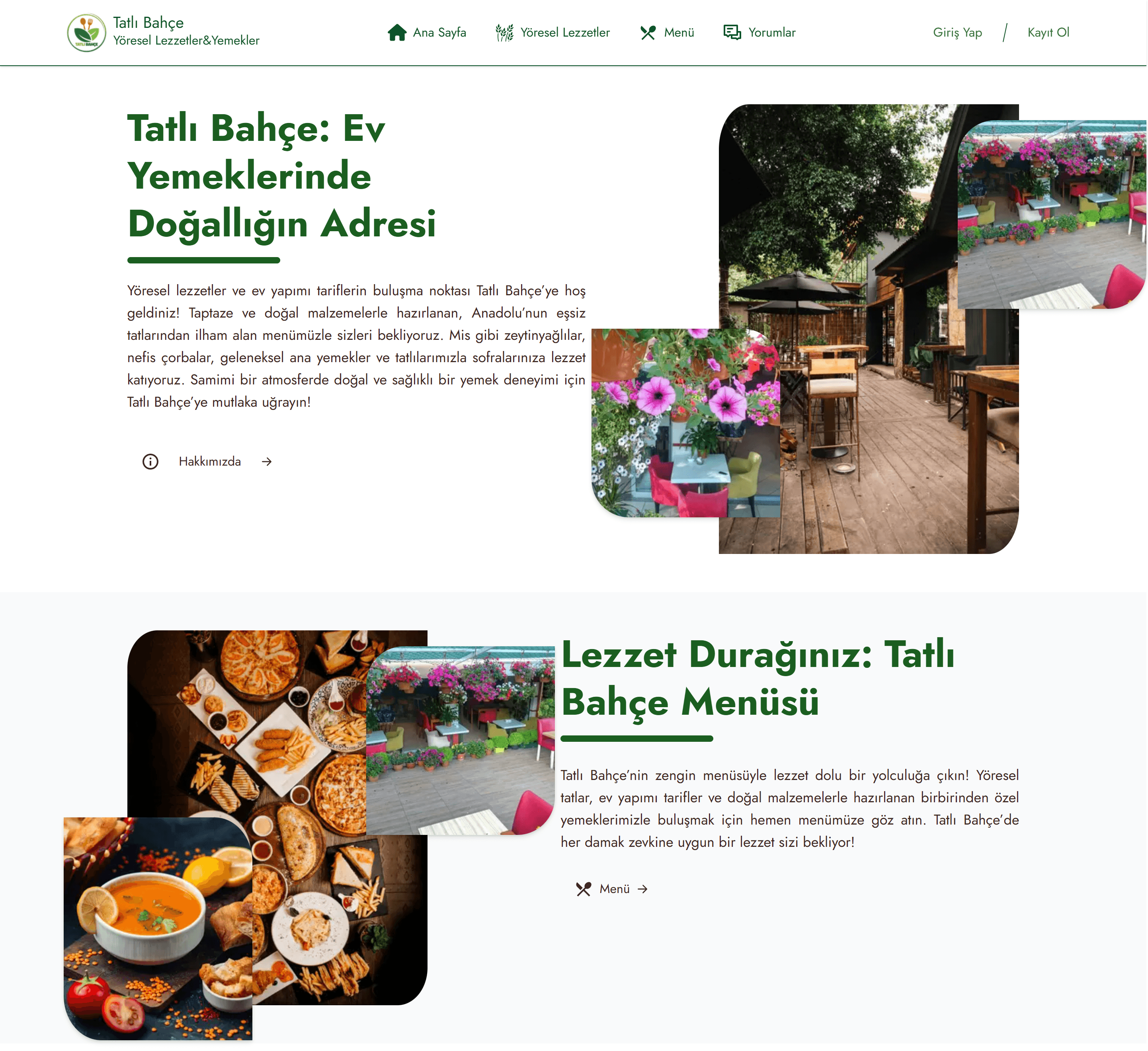 tatlı bahçe proje fotoğrafı